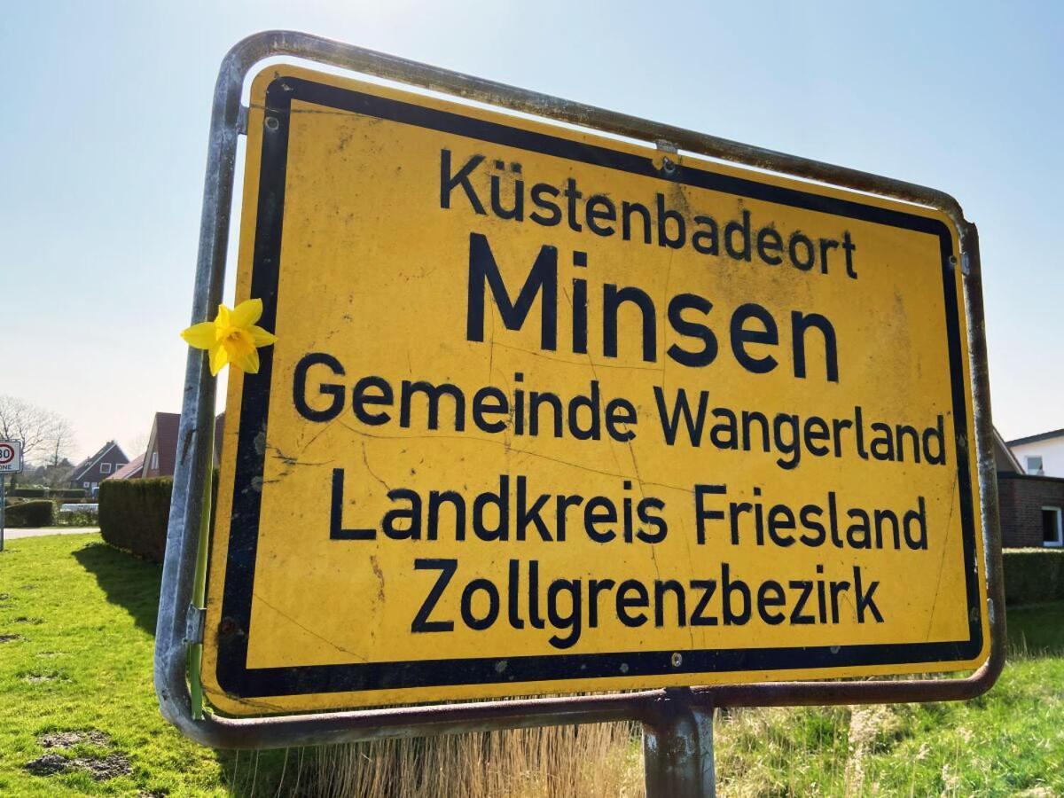 Ferien Im Wangerland Ferienwohnung Insel Minsen Schillig Hund Pool Sauna Dış mekan fotoğraf